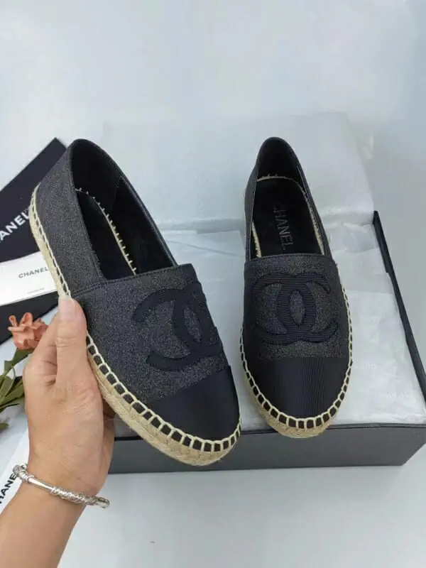 chanel flat chaussures pour femme s_123231a1